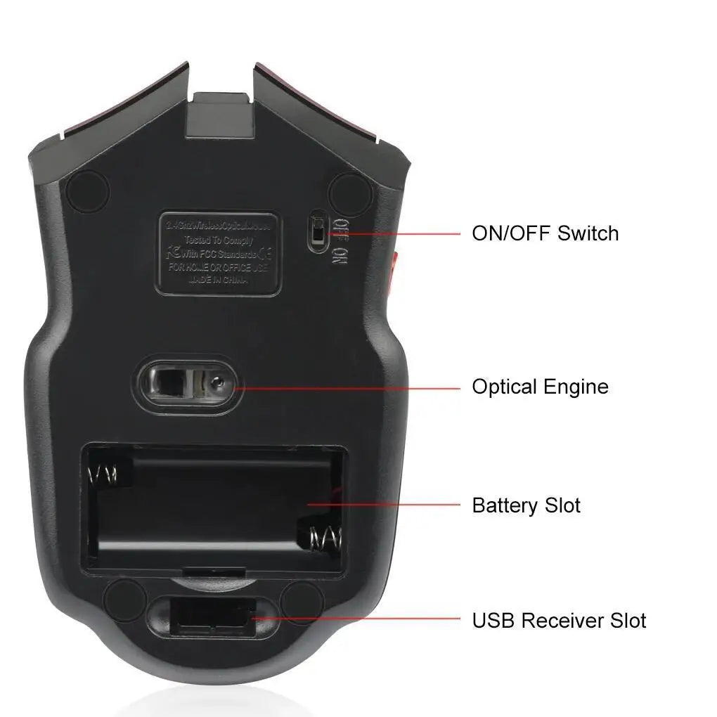 113 Battery Version Mini2.4 GHz Wireless Optical Mouse Portable Mouse Wireless USB Mouse Notebook Computer